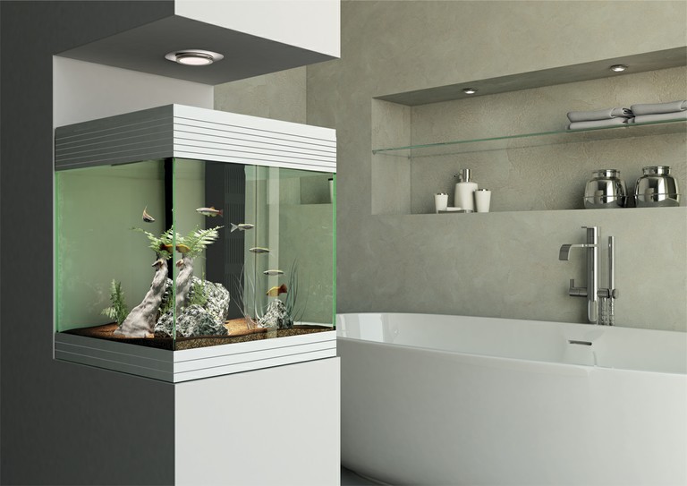 Askoll Acquario Pure LED L White 56x36x43,5h cm 68Lt