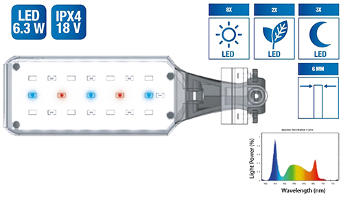 Amtra Orion Led Black Plafoniera a Led 6.3W Nero