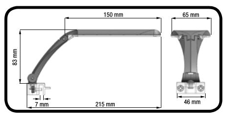 Amtra Orion Led Black Plafoniera a Led 6.3W Nero