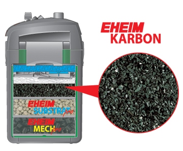 Eheim 2501401 Karbon per Acqua Dolce con sacchetto 1lt