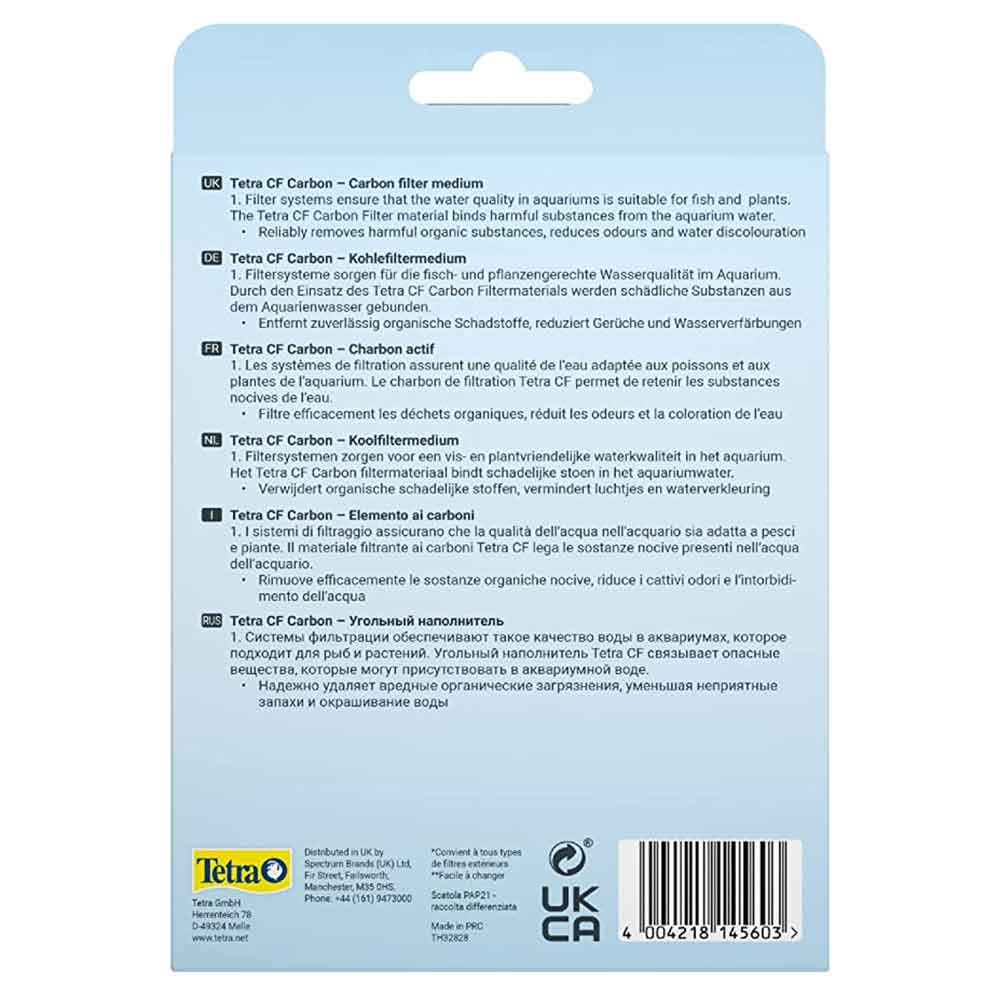 Tetra CF Carbon 800ml ex400/600/800/1200Plus fino a 500 litri