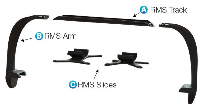 Ecotech RMS Rail Track Barre per sistema Multi Light RMS 77,47 cm