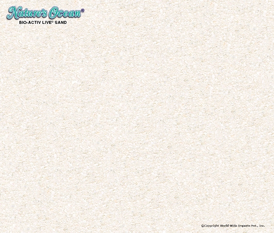 Nature's Ocean Natural Bio-Activ Live Aragonite Reef Sand White 4.54Kg