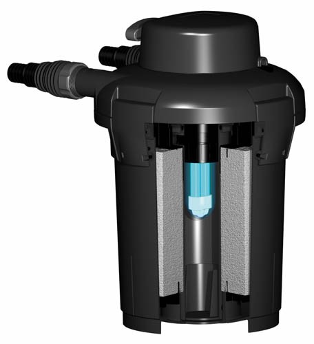 Pontec PondoPress Set 5000 Filtro a pressione con UV-C per laghetti fino a 5000l