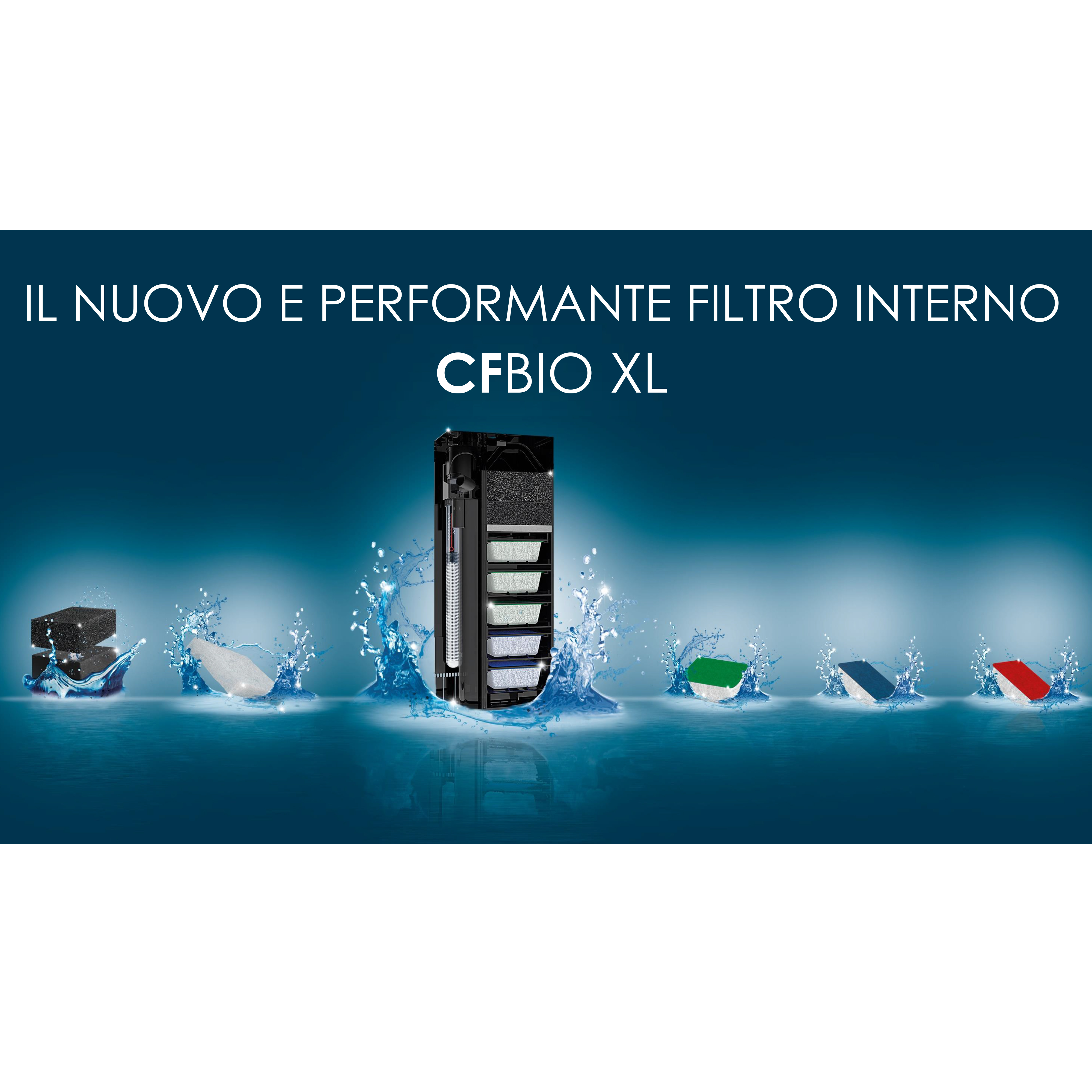 Ciano Aquarium Emotions Pro 80 Mystic Acquario Filtro Interno 81,2x40,2x56h cm 145lt