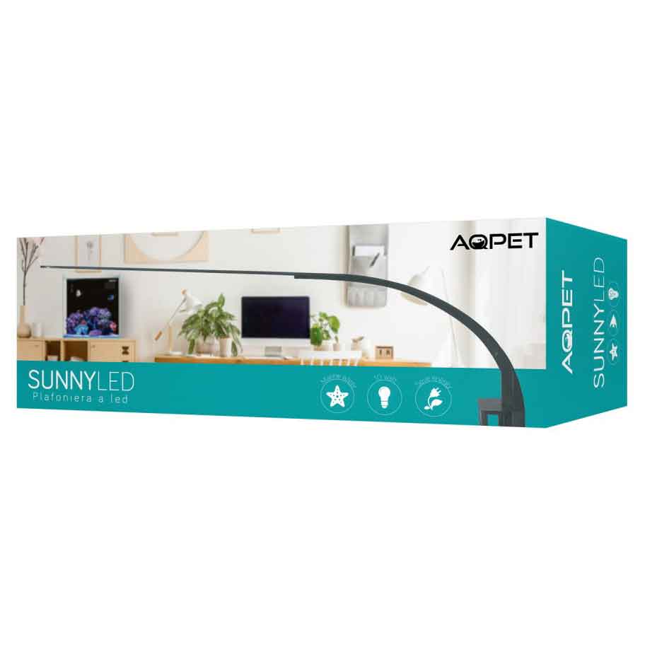 Aqpet Sunny Led Lampada per marino nero 10W