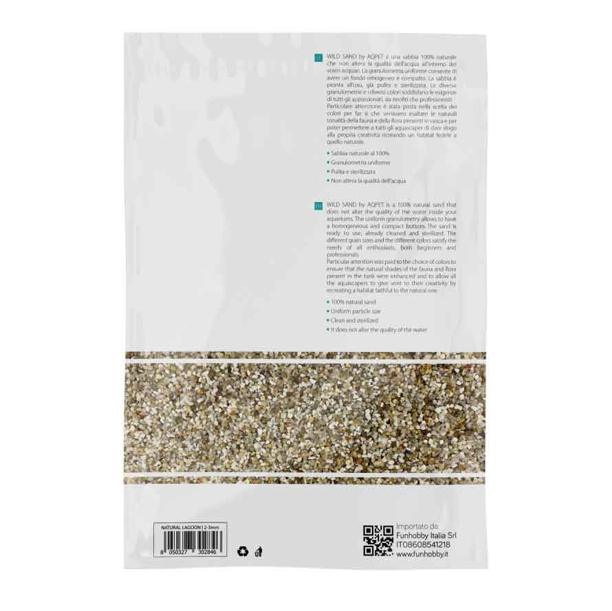 Aqpet Wild Sand Sabbia Naturale Lagoon 1mm