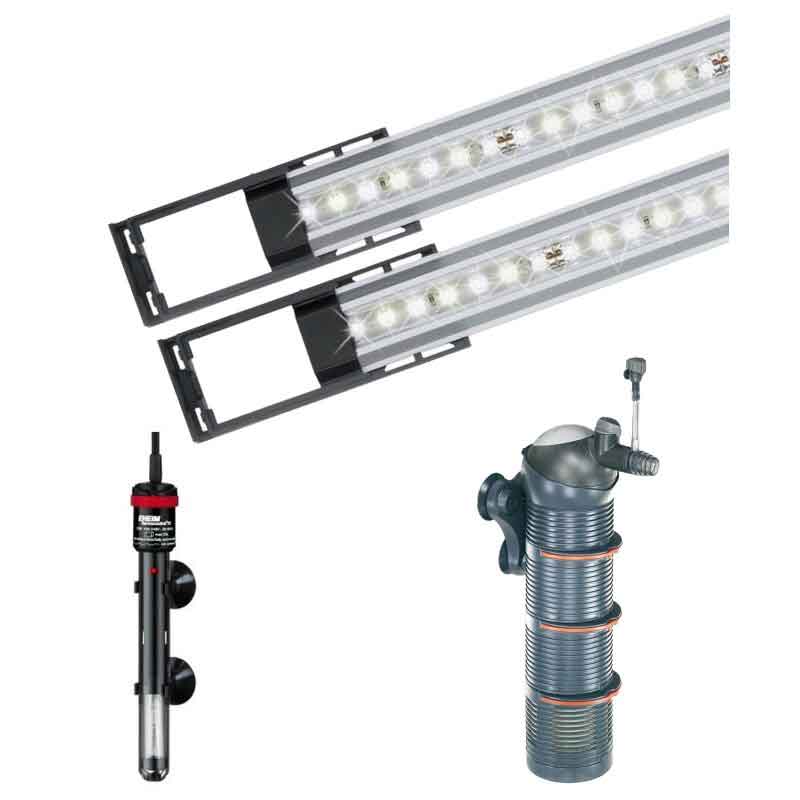 Eheim Vivaline 150 Led Acquario con Supporto Pino 61x51x124h 150l