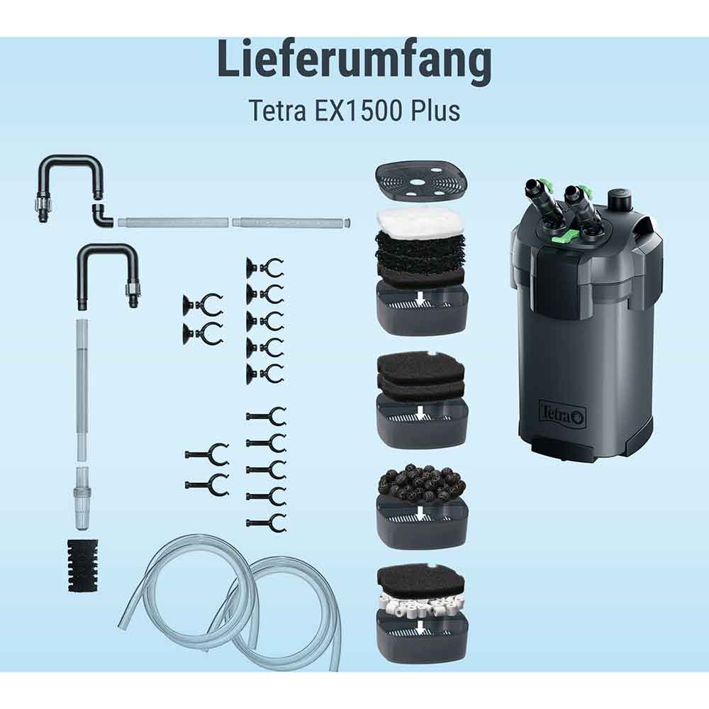 Tetra EX 1500 Plus Filtro esterno fino a 600lt New Febbraio 2022