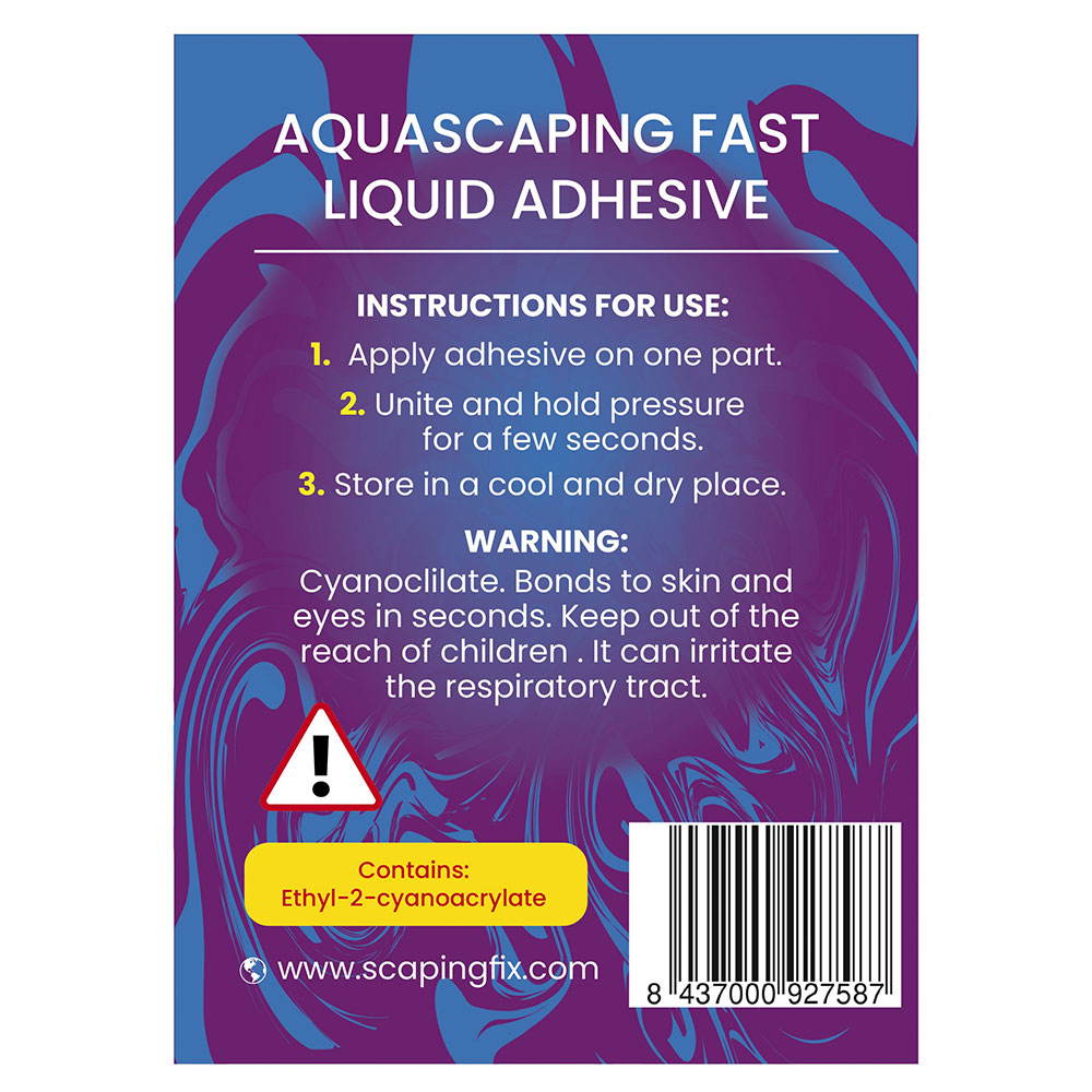 Scaping Fix Adhesive Liquid Fast Colla per marino 50gr