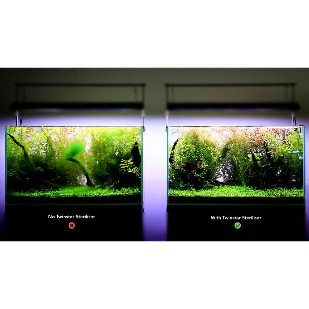 Twinstar Nano II Sterilizzatore Ionizzatore per acqua dolce fino a 200l