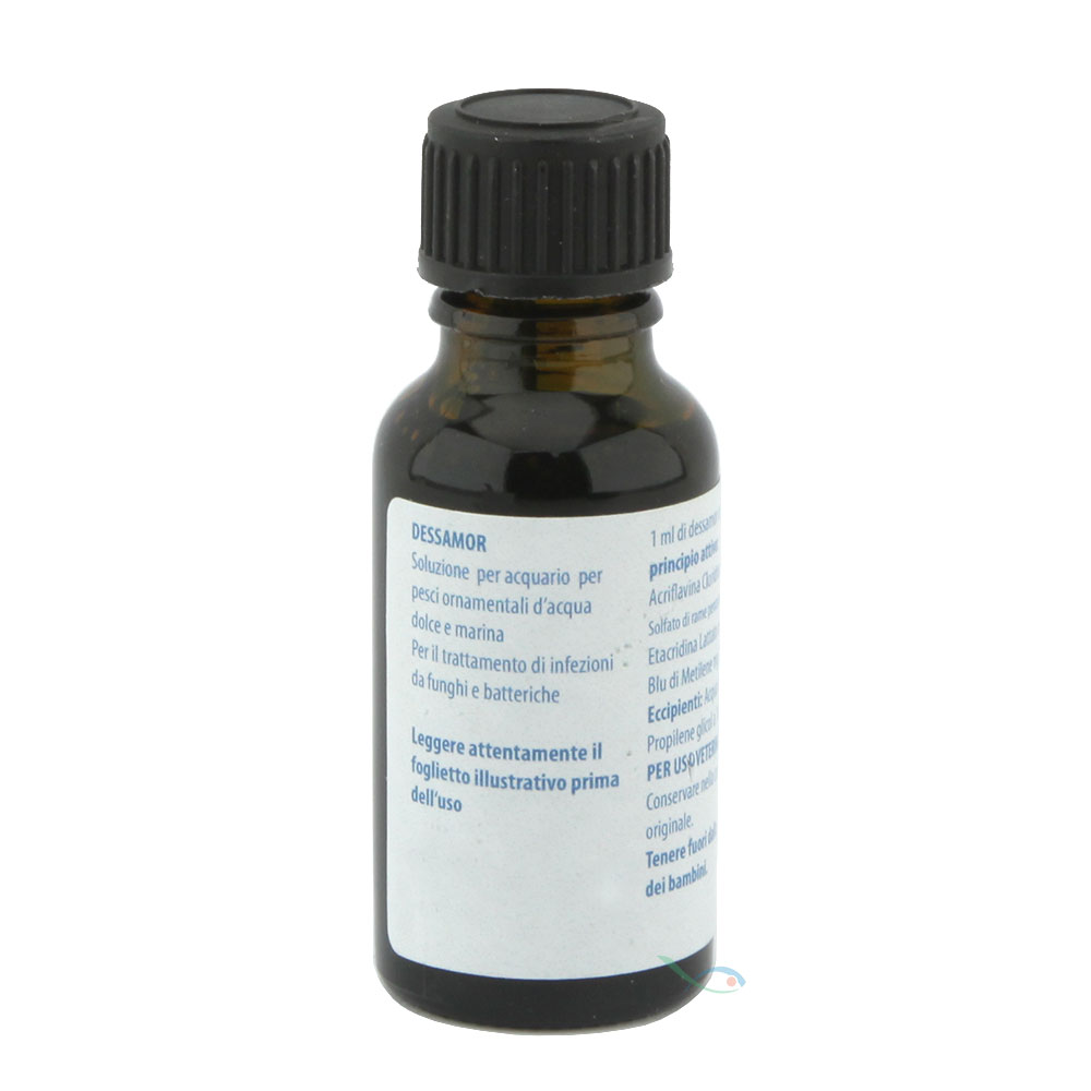 Aquarium Munster Dessamor Medicinale Veterinario 100ml per 2000lt