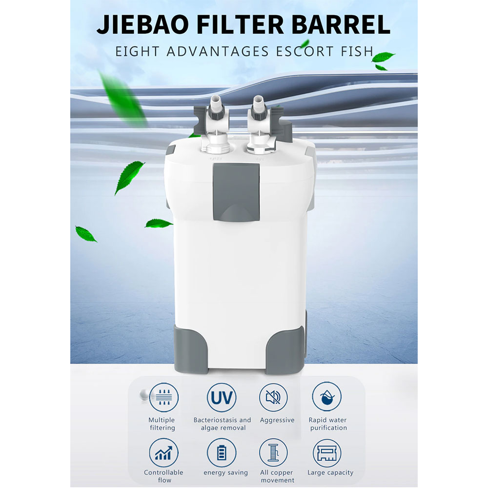 Jebao Filtro esterno CF-45 con UV-C per 200-400lt