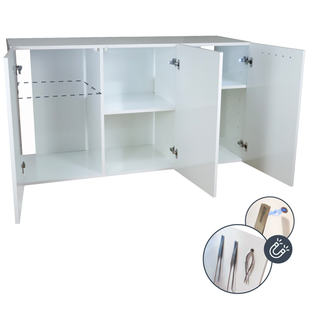 Amtra Mobile Alux Bianco 450L 150x45x83h cm