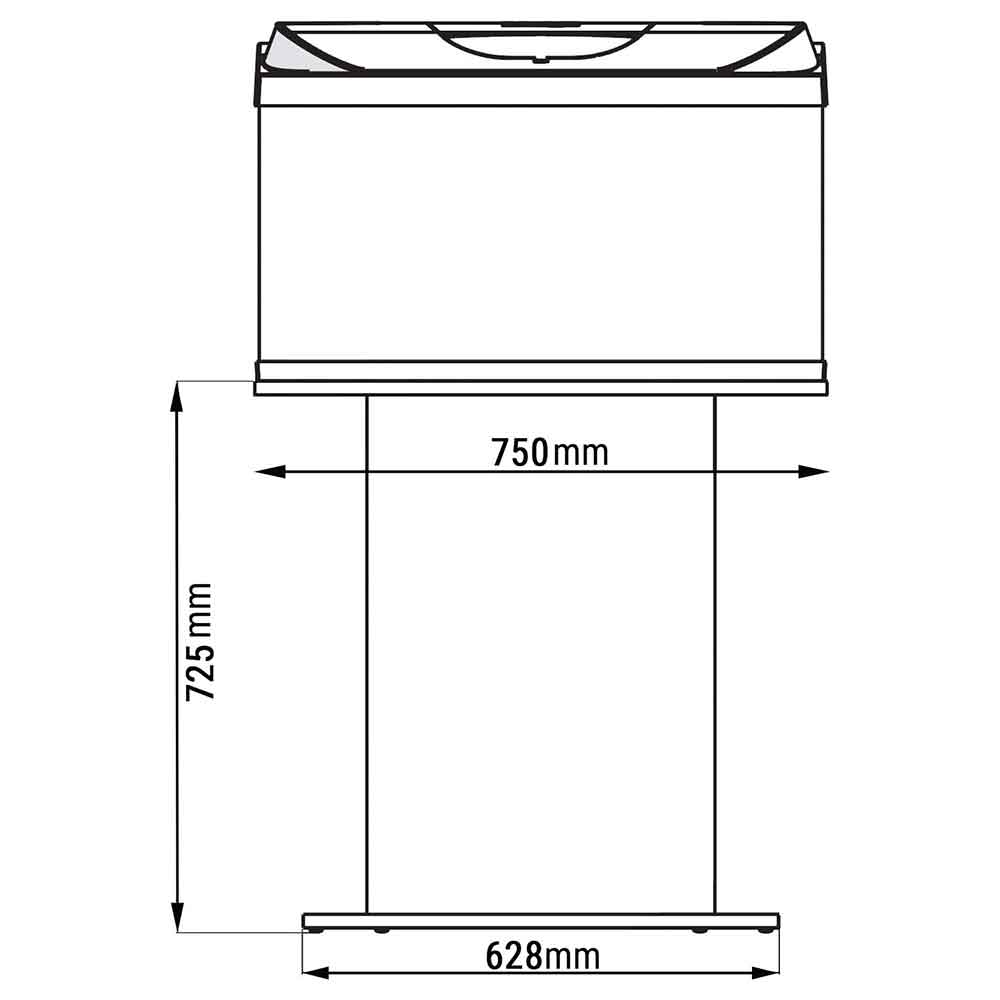 Tetra Mobile Supporto per Acquario Starter Line 105 75x36x72,5h cm