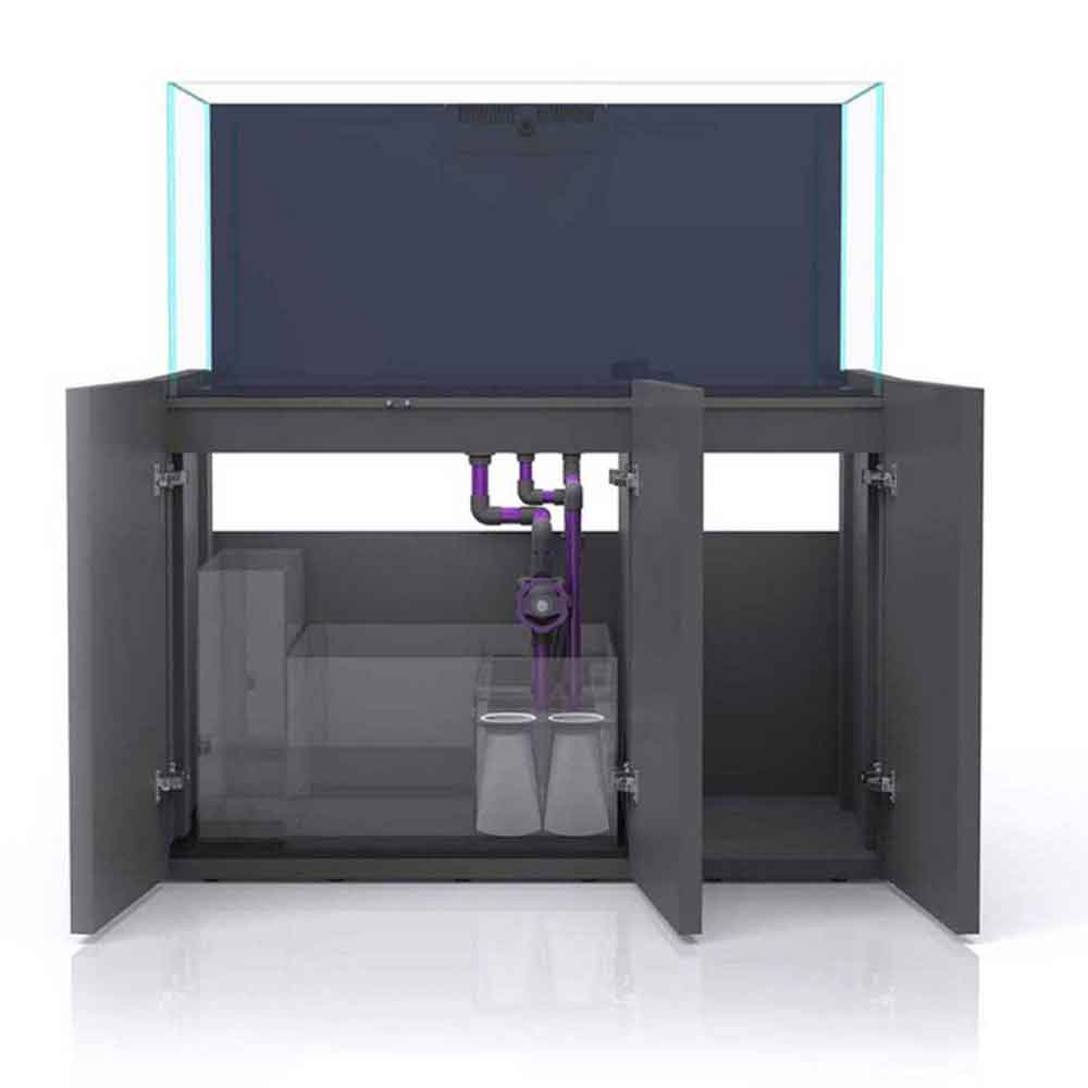 Nyos OPUS 440 G2 Antracite Acquario Marino Reef 125x55x 55h cm