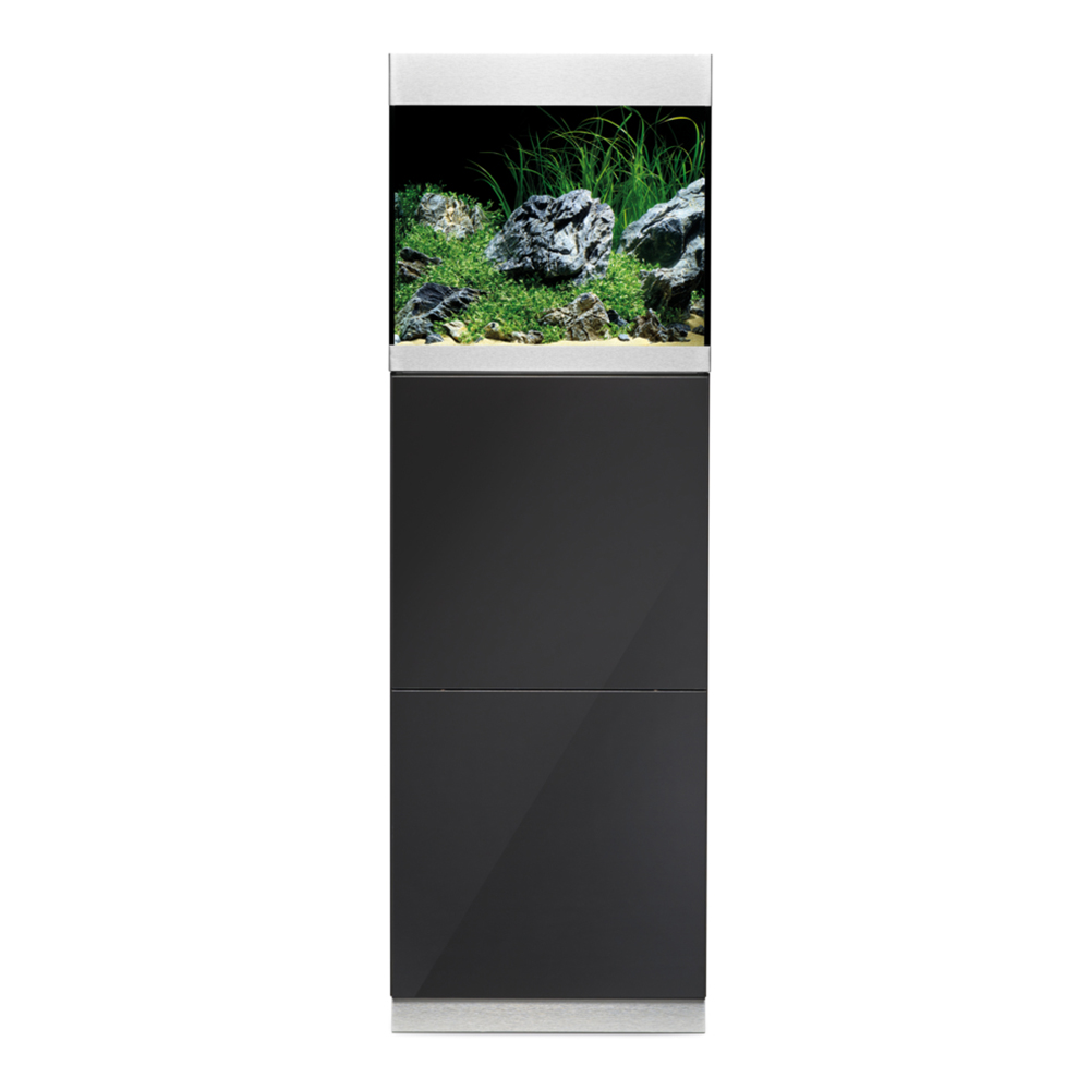 Oase Acquario HighLine 125 Optiwhite con Supporto Antracite 50x50x157h cm