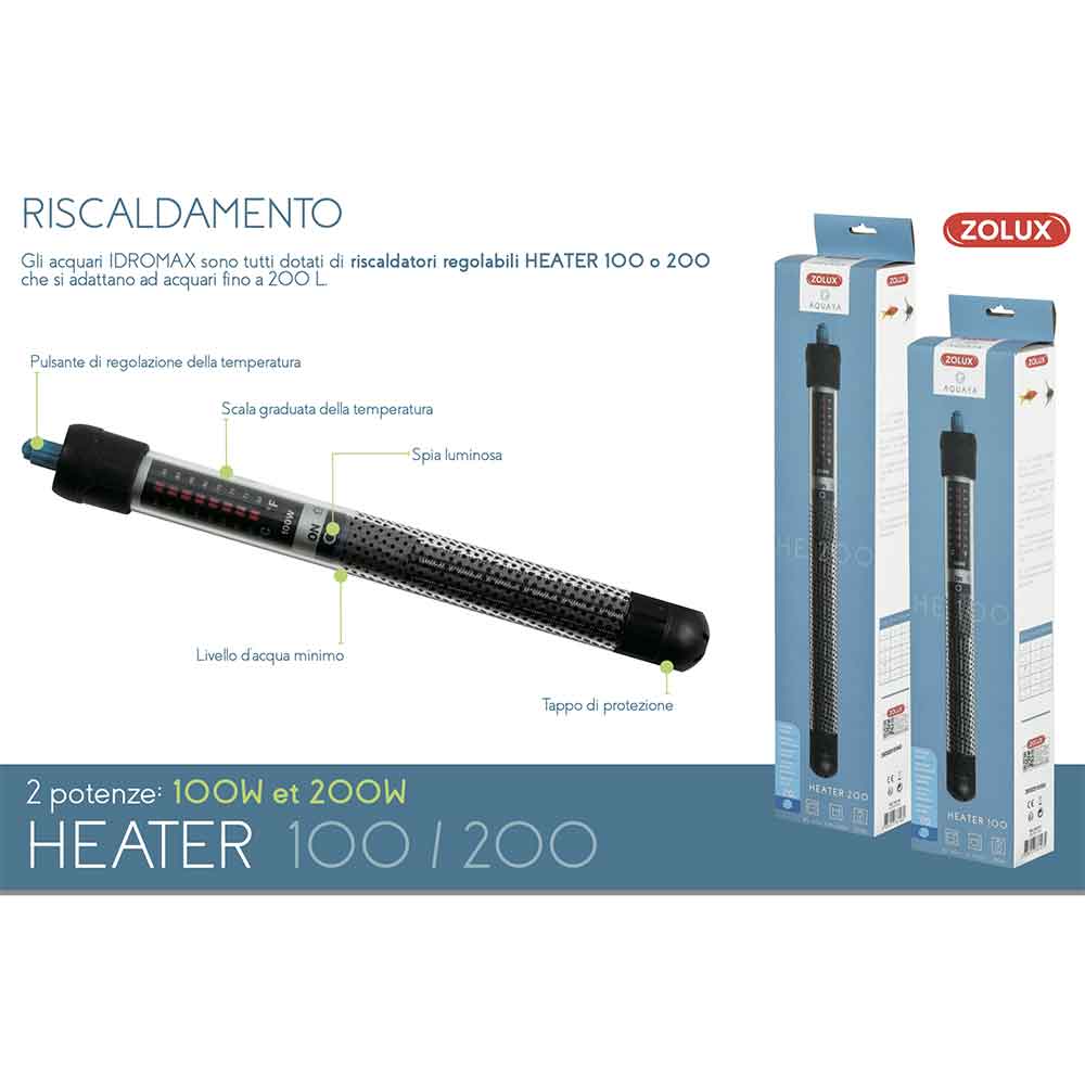 Zolux Acquario Aqua IdroMax Bianco 230 Completo con Supporto 111,8x45x137h cm