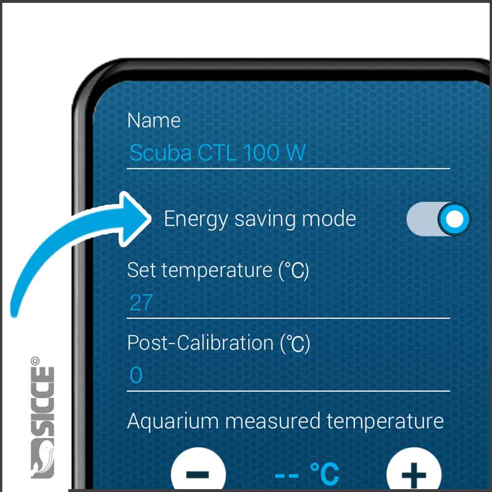 Sicce Scuba Contactless Riscaldatore Wireless NFC 200W
