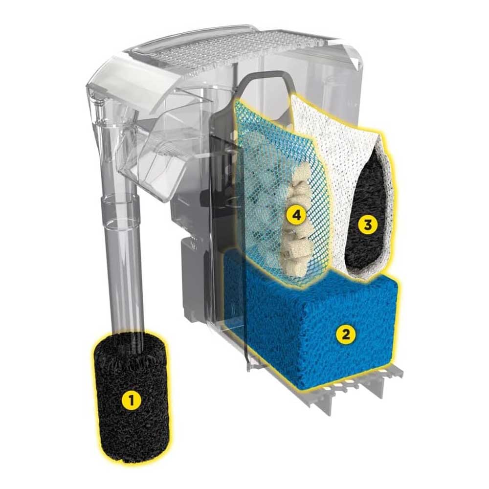 Askoll Fluval Aqua Clear 50 Filtro appeso per acquario fino a 76-190 litri