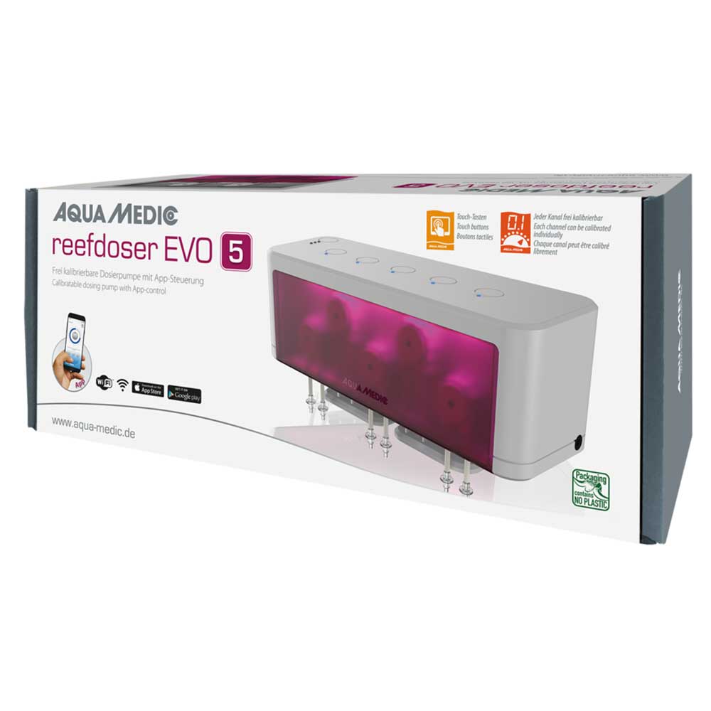Aquamedic Reefdoser EVO 5 Pompa dosometrica 5 canali Wi-fi