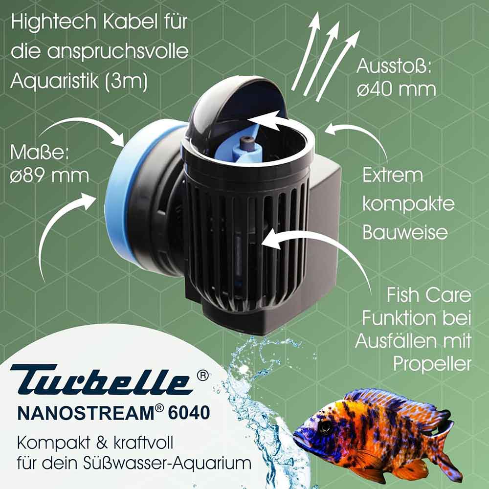 Tunze 6040.000 Nanostream 200-4500 l/h da 20 a 500Lt 12V regolabile