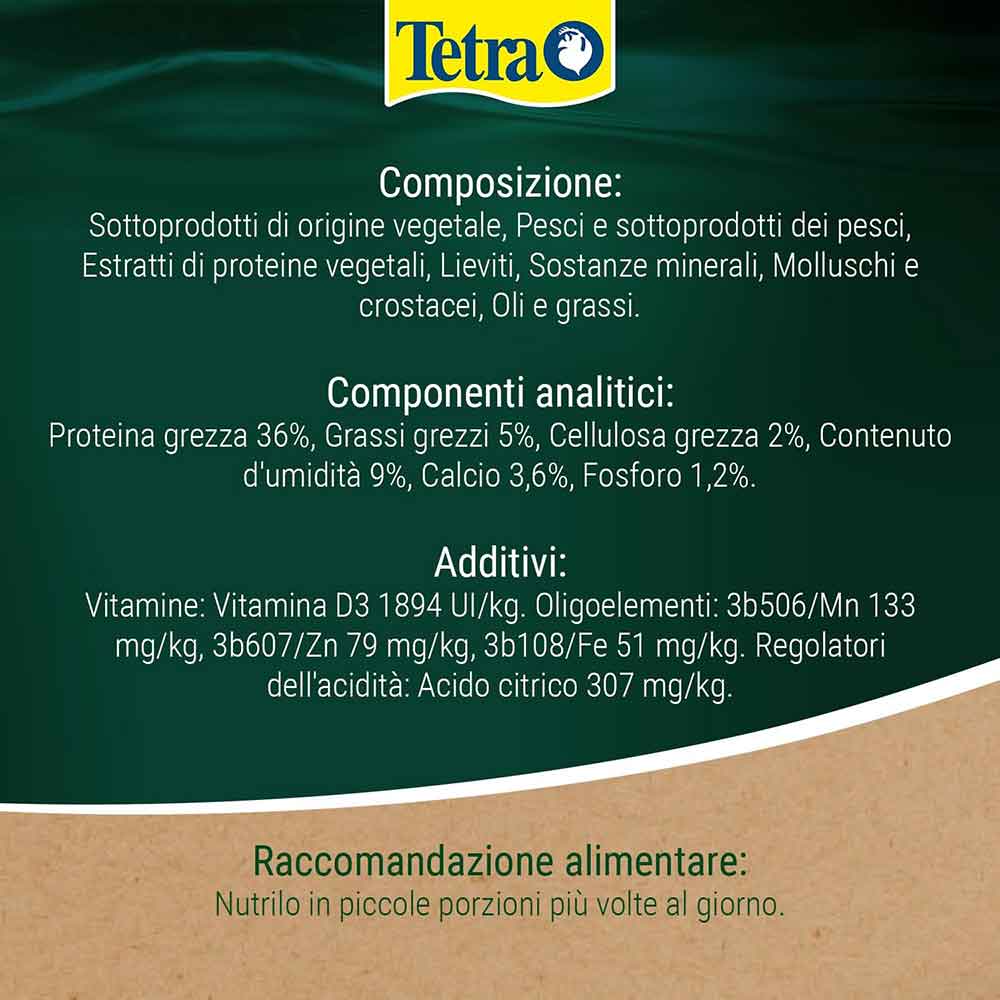 Tetra ReptoMin Sticks L Natural Mangime completo per Tartarughe acquatiche 1000ml 270g