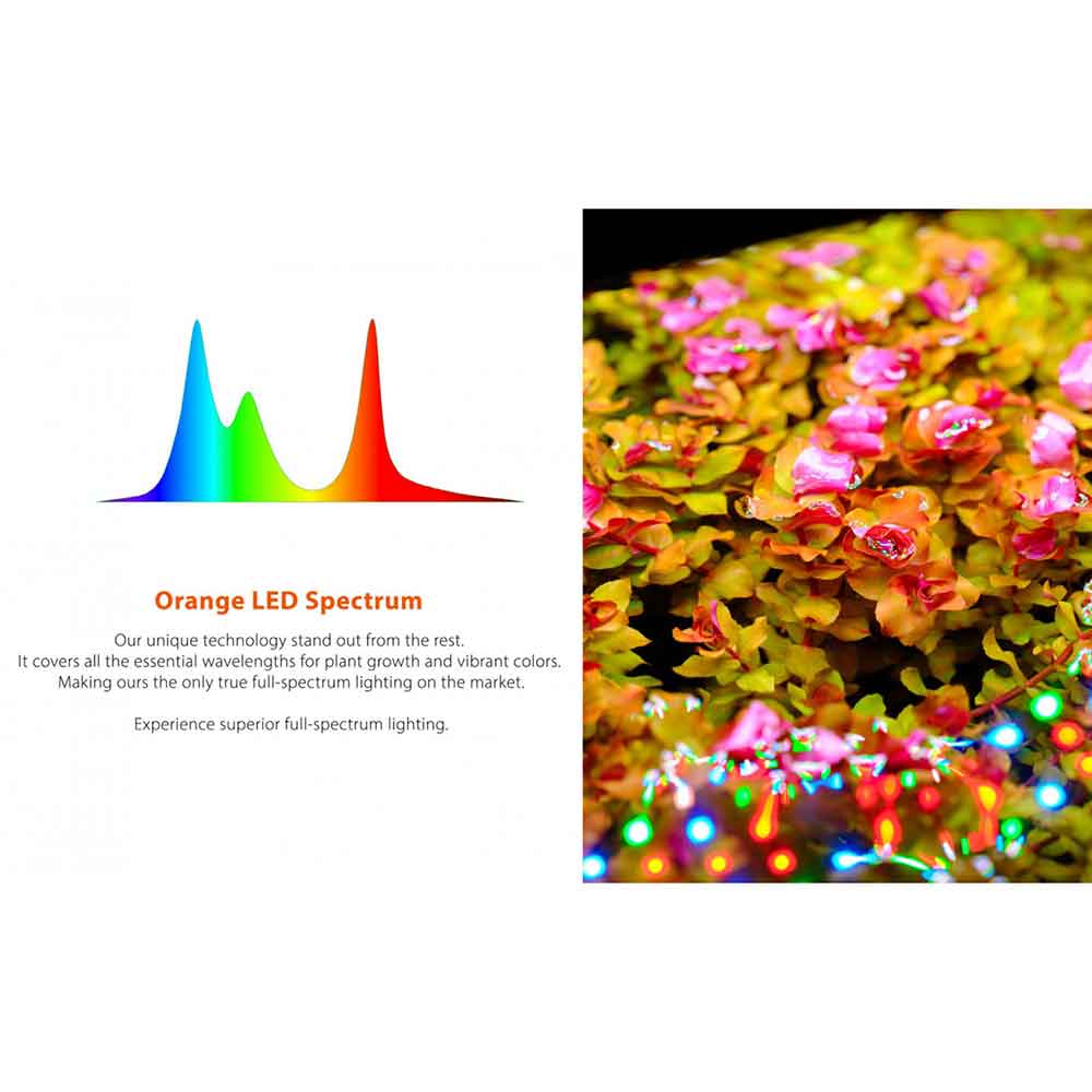 Twinstar S Line IV 900S Lampada a Led RGB in Titanio Aquascaping 42W 60-70cm