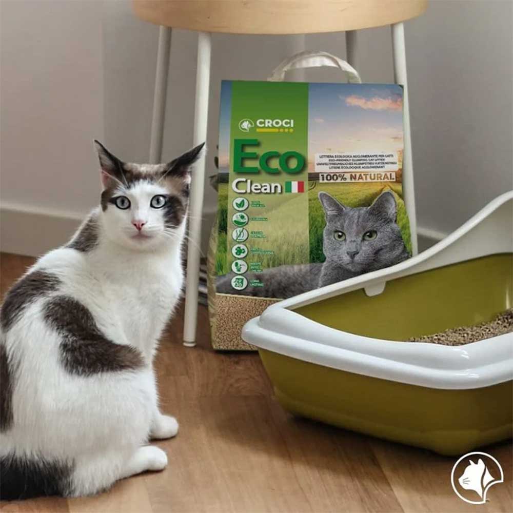 Croci Eco Clean Lettiera Vegetale per Gatti 10L