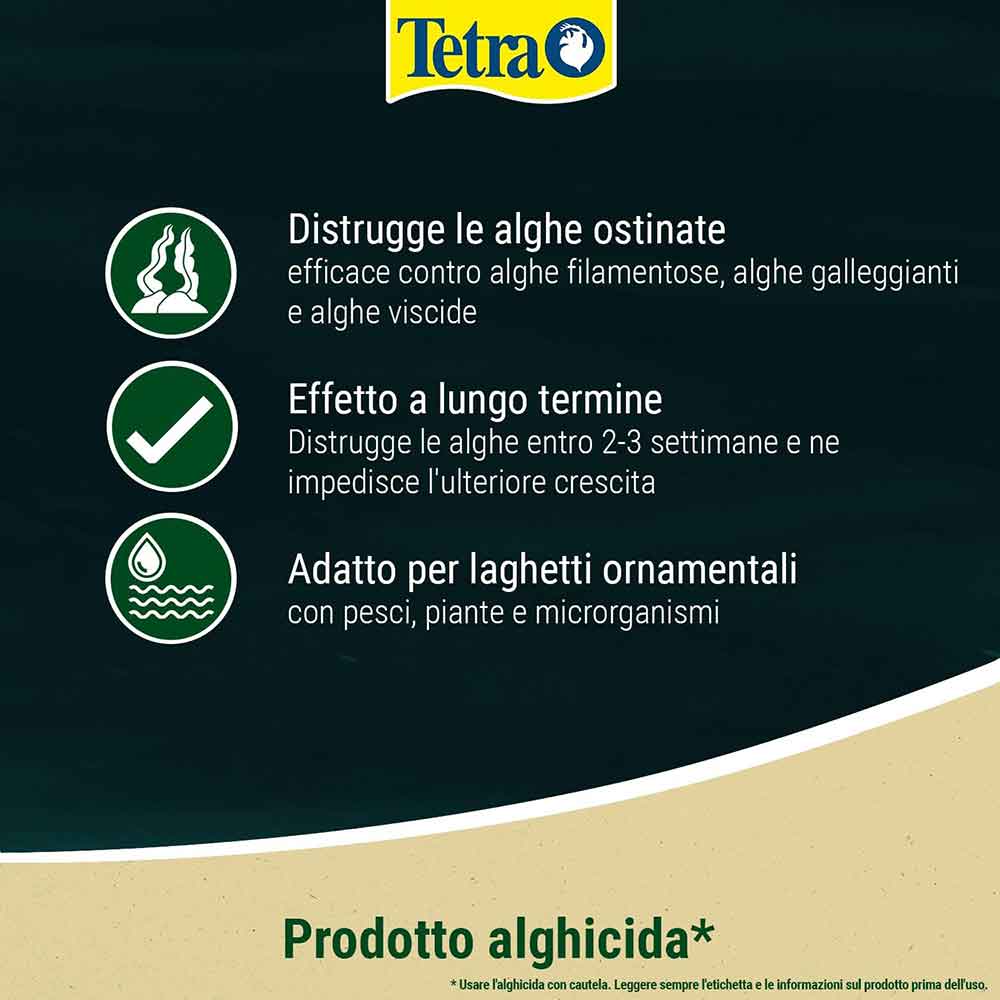 Tetra Pond AlgoFin Antialghe per Laghetto contro le alghe più comuni 250ml per 5000Lt