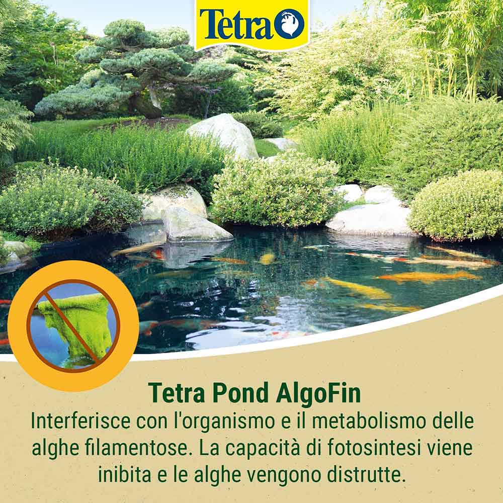 Tetra Pond AlgoFin Antialghe per Laghetto contro le alghe più comuni 250ml per 5000Lt