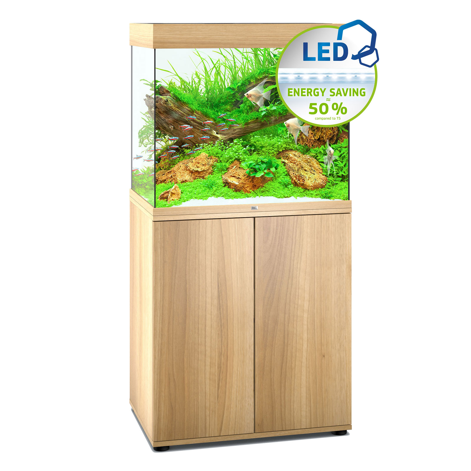 Juwel Acquario Lido 200 Litri LED Faggio mis. 71L x 51 x 65H cm