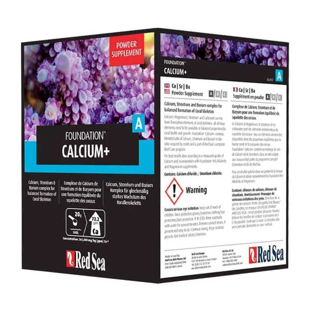 Red Sea Foundation A Calcium + Calcio Stronzio e Bario in polvere 1Kg