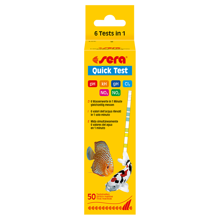 Sera Quick Test a striscie 6 valori principali 50pz