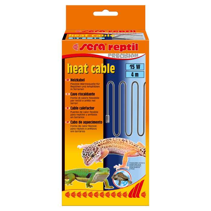 Sera Reptil Heat Cable cavetto riscaldante per terrario 15W 4 metri