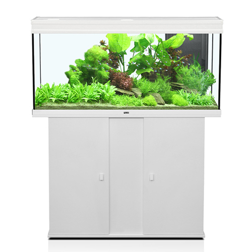 Acquario Elegance Plus 120 Completo con Illuminazione a Led e supporto Bianco New 2015