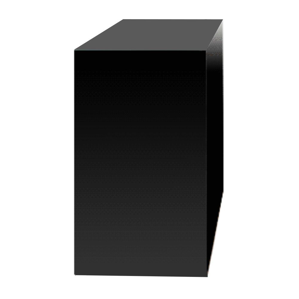 Blau Aquaristic Supporto Nero Lucido senza sportello 45x45x80hcm