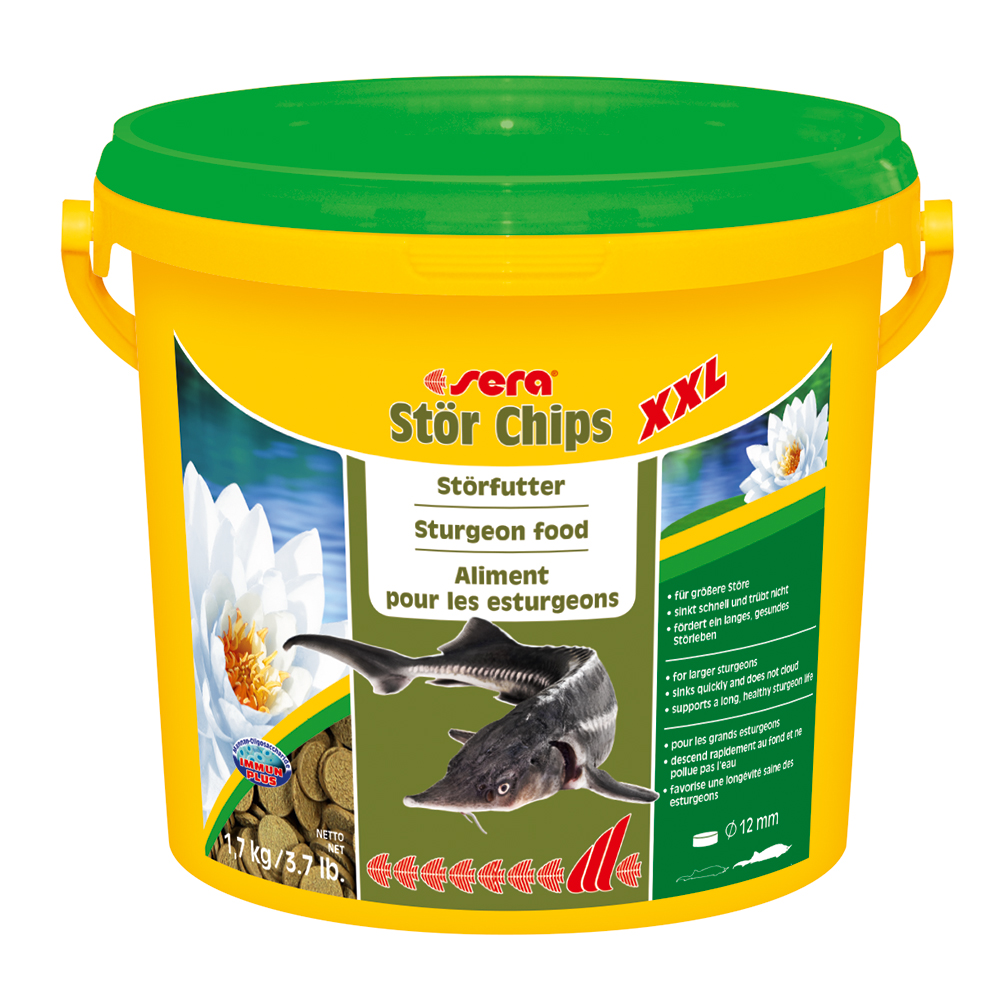 Sera Sturgeon Chips XXL Mangime per Storioni grandi 3800ml 1,7Kg