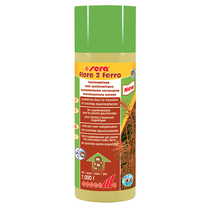 Sera Flore 2 Ferro per acquari piantumati 250 ml per 1000 l