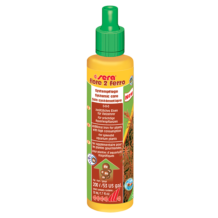 Sera Flore 2 Ferro per acquari piantumati 50 ml per 200 l