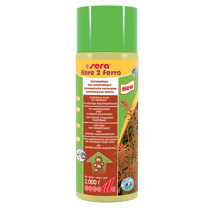 Sera Flore 2 Ferro per acquari piantumati 500 ml per 2000 l