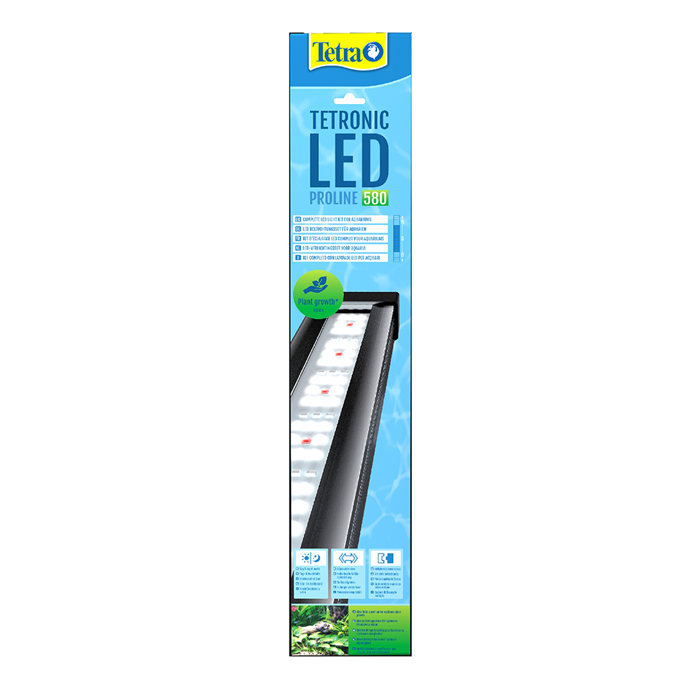 Tetra Tetronic LED ProLine 580 Lampada acquari Piantumati 19W 580mm-779mm