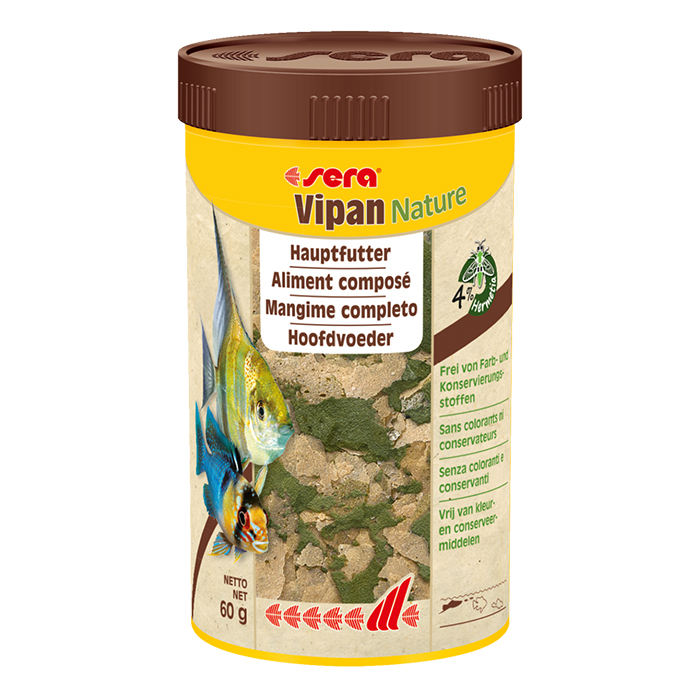 Sera Vipan Nature Cibo in scaglie 250 ml 60 g