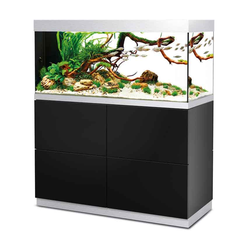 Oase HighLine Room Divider Acquario con Supporto Nero 302 litri