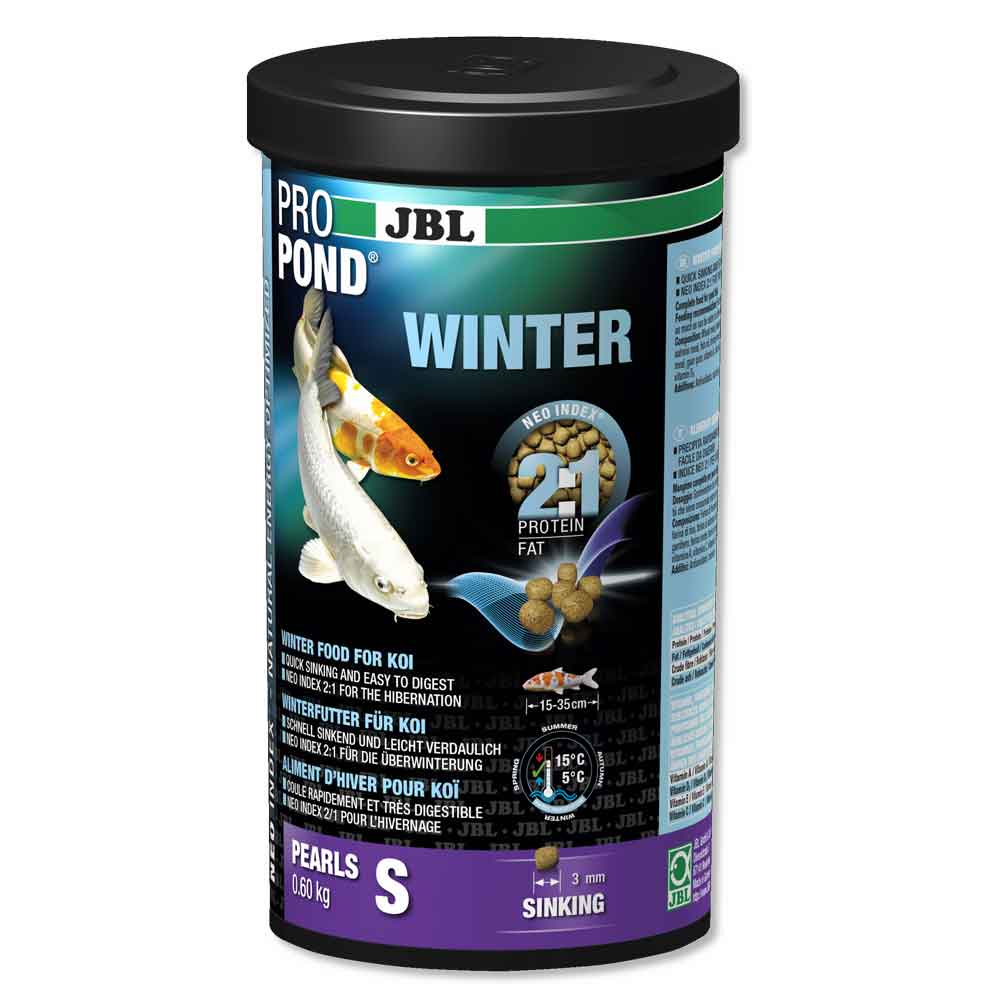 Jbl ProPond Winter Pearls S Mangime invernale per Carpe Koi 1000ml 600g