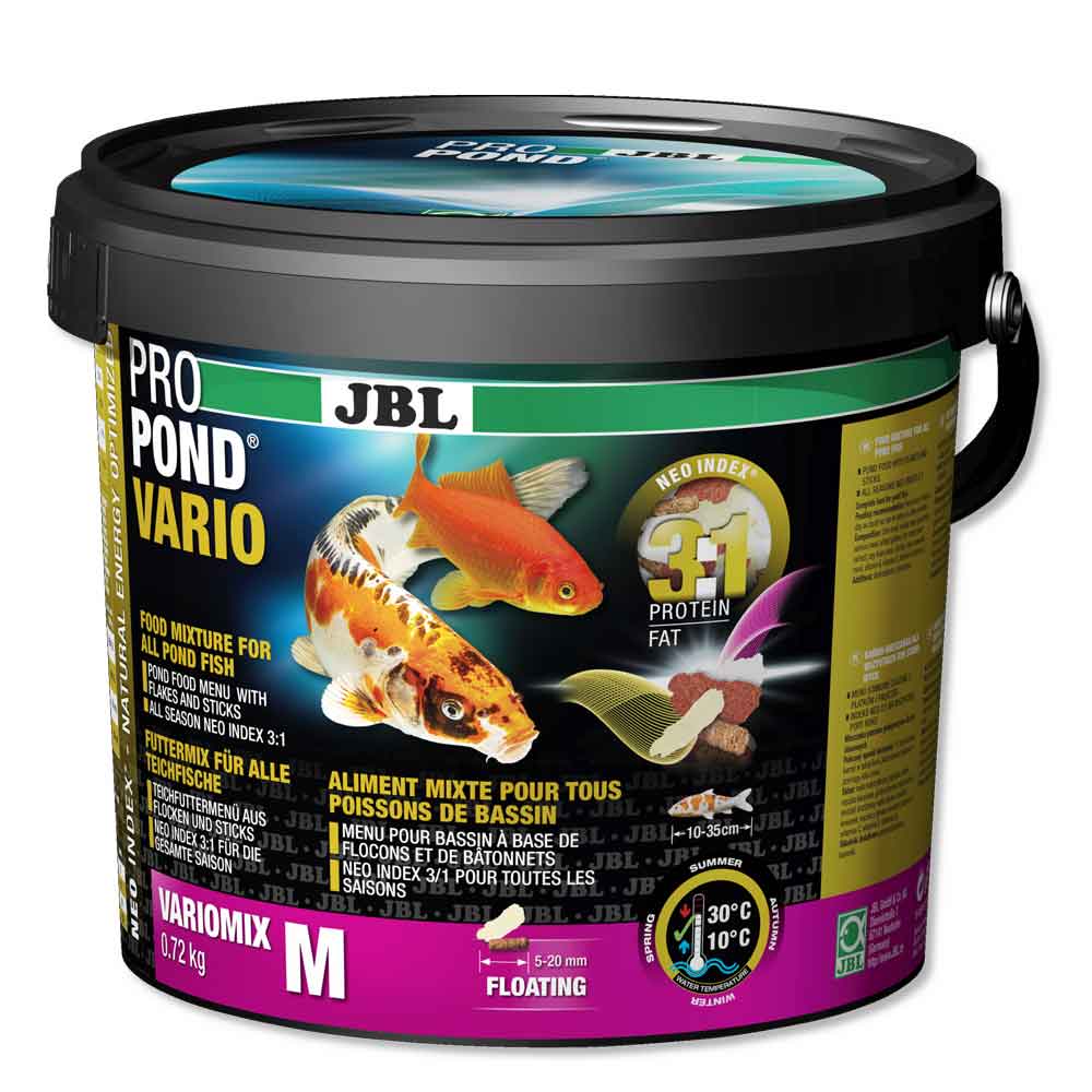 Jbl ProPond Vario M Mix di alimenti per Laghetto 5500ml 720g
