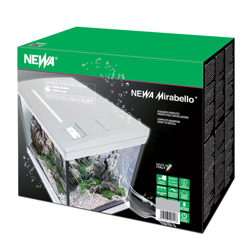 Newa Mirabello 40 Led Acquario completo 40 litri Bianco