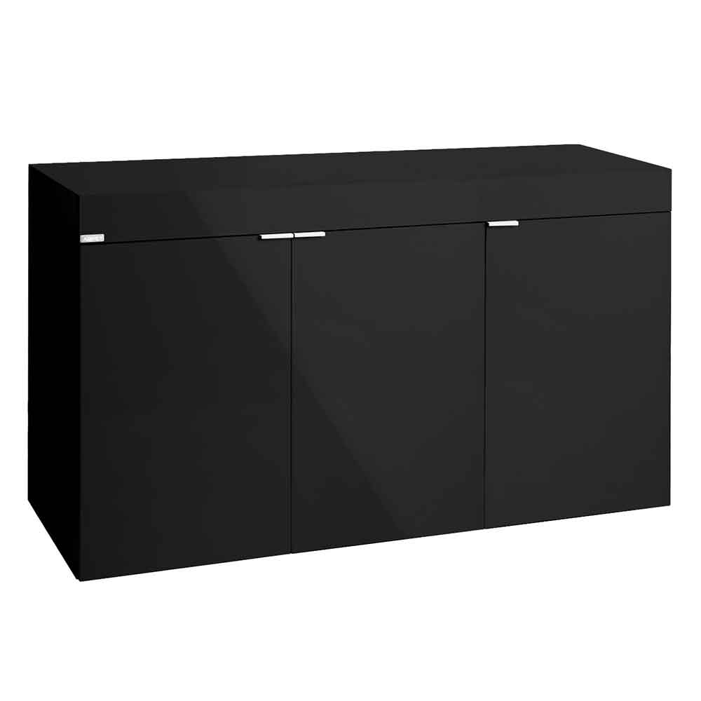 Aqpet Cabinet 120 Supporto per Acquario in Legno Nero 120x50x80h cm