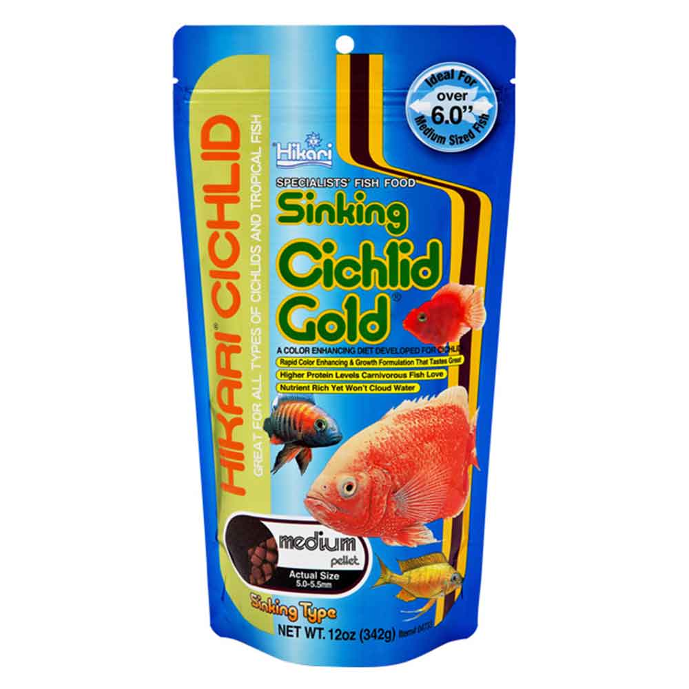Hikari Cichlid Gold Sinking affondante medium pellet 100gr