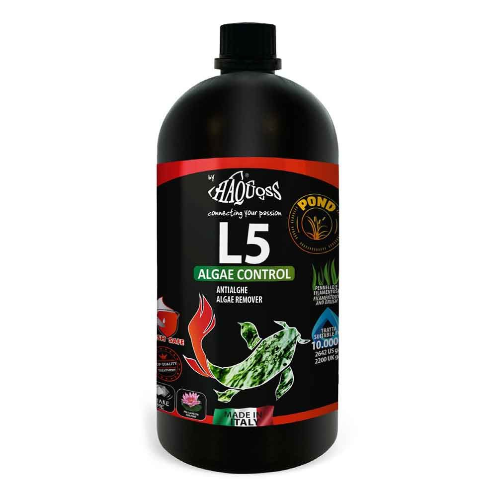 Haquoss L5 Pond Algae Control Antialghe Laghetto 1000ml per 10000Lt